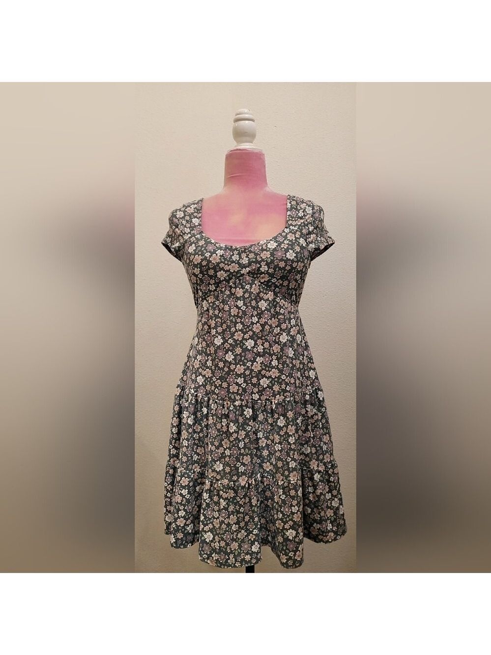 Derek Heart Pastel Floral Dress
